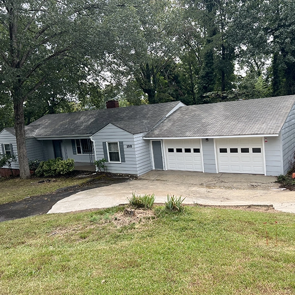 After Roof And Concrete Pressure Washing