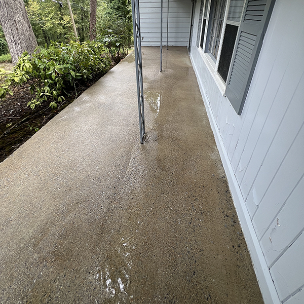 After Concrete Porch Pressure Washing In Villa Rica
